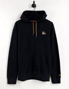 Timberland Boot Logo Hoodie In Black