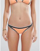 Seafolly Summer Vibe Brazilian Bikini Bottom - Orange