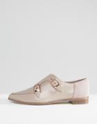 Ted Baker Double Monk Flat Shoe - Beige