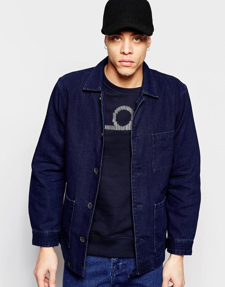 Waven Worker Jacket Mikel Zaffre Blue - Zaffre Blue
