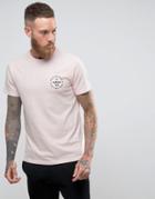 Farah Lundy Slim Fit Logo T-shirt Pink - Pink