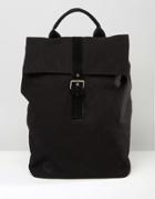 Mi-pac Canvas Backpack In Black - Black