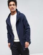 Selected Homme Parka With Drawstring Waistband - Navy