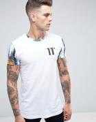 11 Degrees T-shirt With Sleeve Print - White
