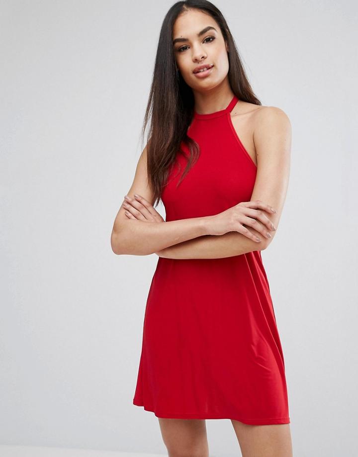 Club L Swing Dress - Red