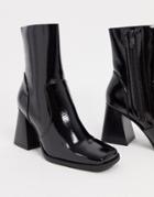 Raid Lorina Heeled Ankle Boots In Black