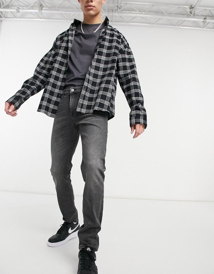 Lee Malone Skinny Fit Jeans Rinse-black