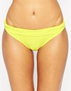 Asos Fuller Bust Exclusive Marilyn Bikini Bottom - Tweety Yellow