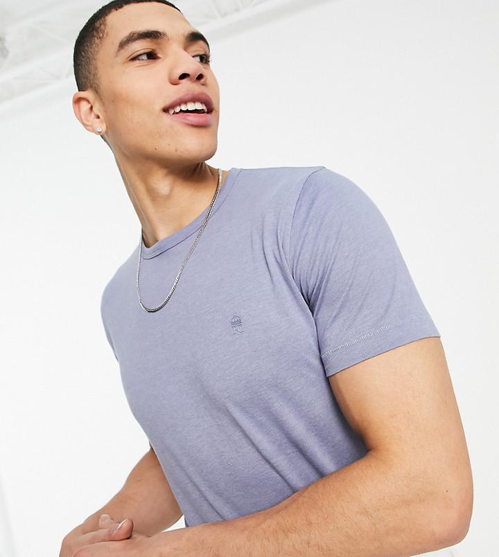 French Connection Tall Crew Neck T-shirt In Light Blue