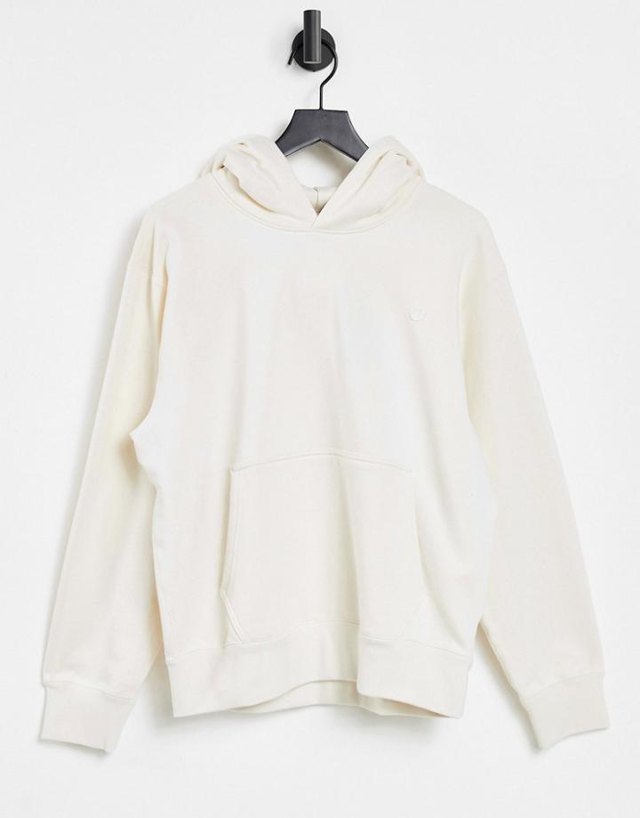 Adidas Originals Set Premium Hoodie In Off-white