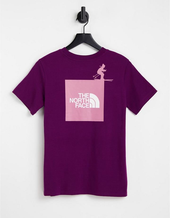The North Face Altitude Problem Back Print T-shirt In Purple