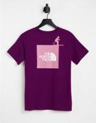 The North Face Altitude Problem Back Print T-shirt In Purple