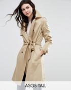 Asos Tall Classic Trench Coat - Beige