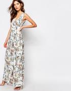 Sisley Floral Print Jumpsuit - White