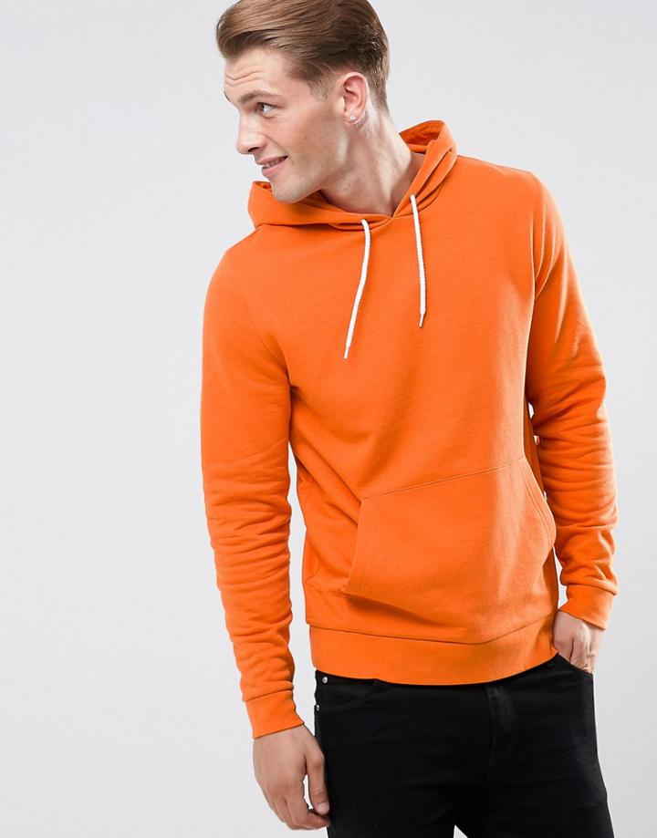 Asos Hoodie In Orange - Orange