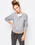Wildfox Couch Princess Sweater - Heather Gray
