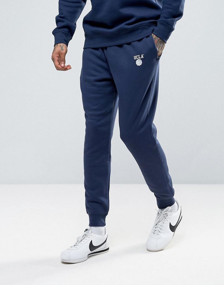 Ucla Logo Slim Fit Joggers - Navy