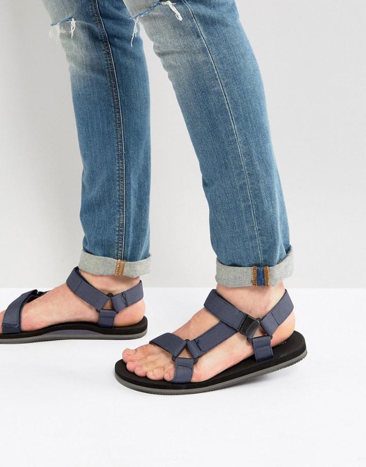 Call It Spring Asoedien Canvas Strap Sandals - Blue