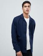 Selected Homme Cotton Twill Jacket - Navy