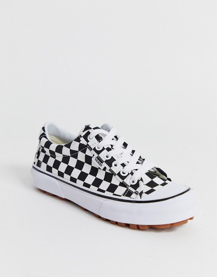 Vans Style 29 Rugged Sole Checkerboard Sneakers