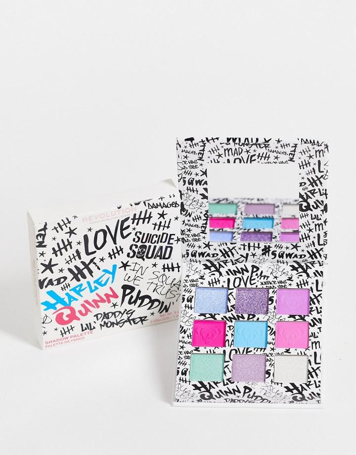 Revolution X Dc Comics Harley Quinn Daddys Little Monster Eyeshadow Palette-multi