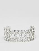 Krystal Swarovski Statement Bracelet - Clear