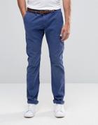 Celio Chino In Straight Fit - Navy