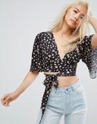 Arrive Printed Crop Top - Multi