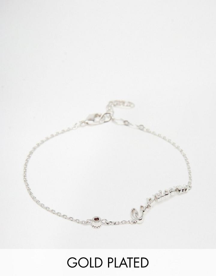 Astrid & Miyu Capricorn Zodiac Bracelet - Silver