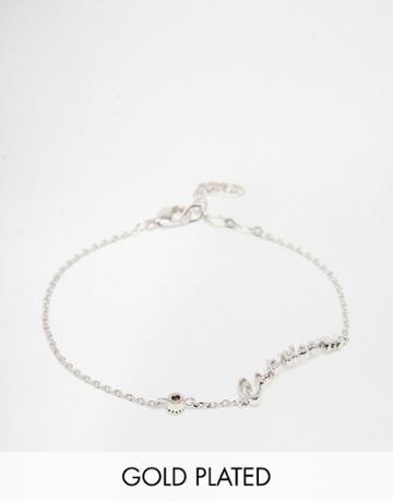 Astrid & Miyu Capricorn Zodiac Bracelet - Silver