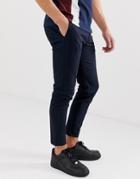 River Island Skinny Chinos In Navy - Navy