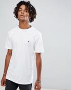 Volcom T-shirt With Small Logo In White - White