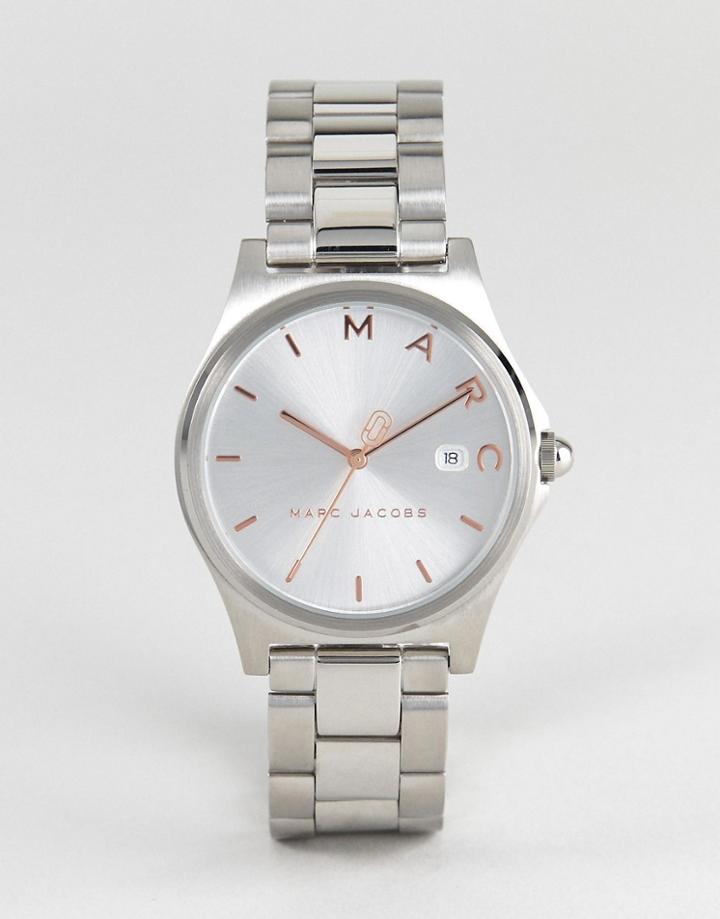 Marc Jacobs Mj3583 Henry Bracelet Watch In Silver 36mm - Silver