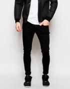 Hoxton Denim Skinny Jean Black Wash - Black