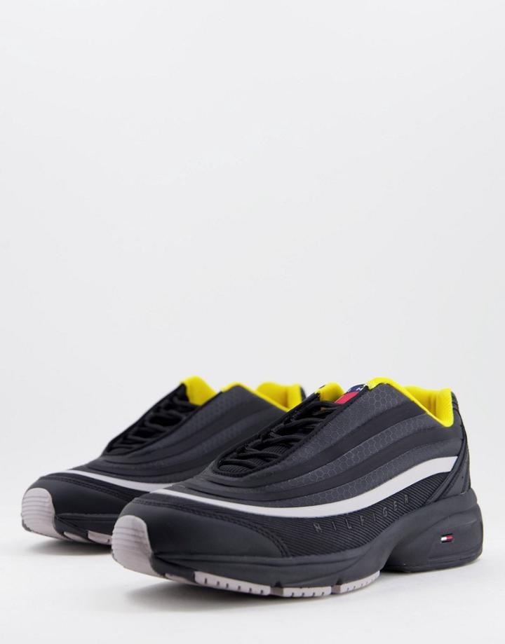 Tommy Jeans Heritage Modern Mix Sneakers In Black