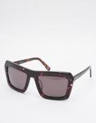 Consortium Retro Sunglasses With Revo Lenses - Black
