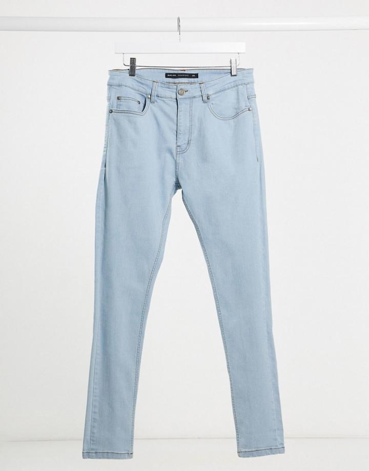 Brave Soul Skinny Jeans In Light Blue