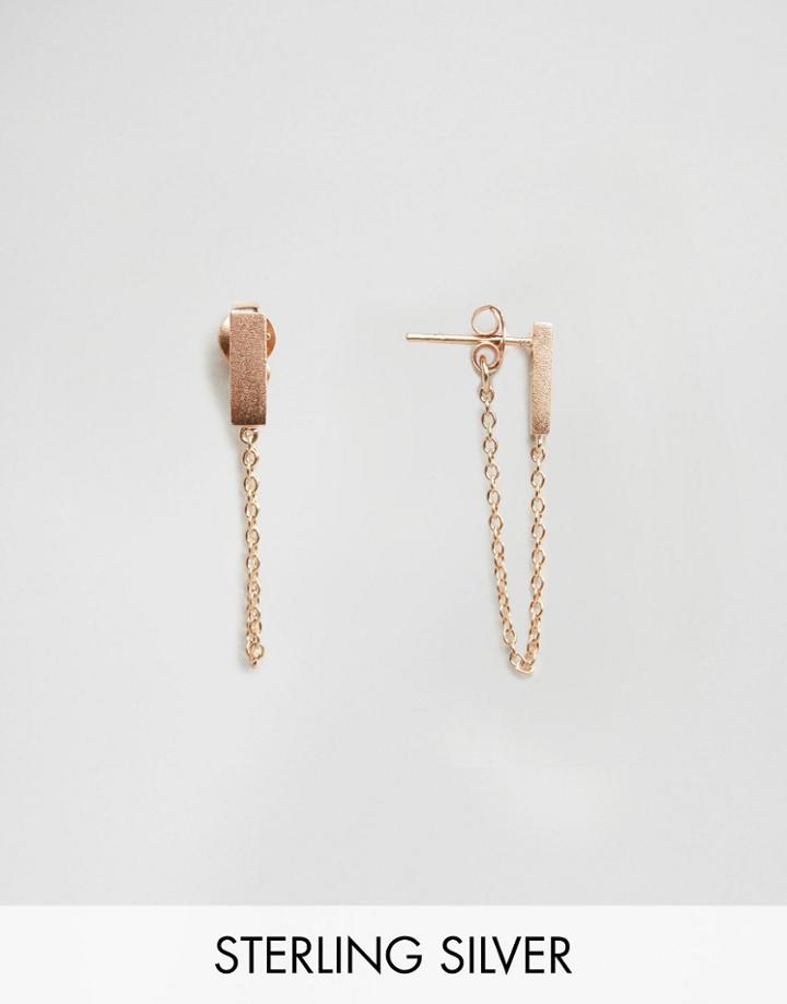 Pieces & Julie Sandlau Rose Gold Plated Juna Through & Through Earring
