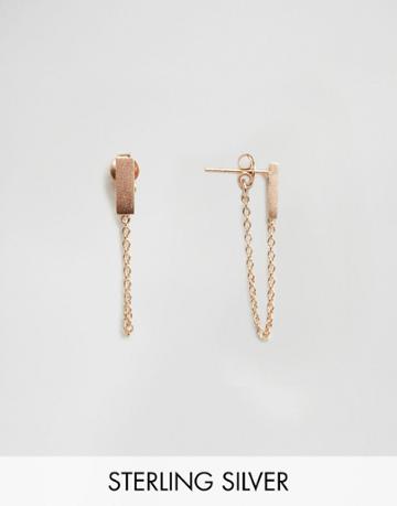 Pieces & Julie Sandlau Rose Gold Plated Juna Through & Through Earring