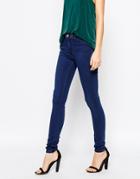 Weekday Body High Waist Superskinny Jeans - Bright Blue