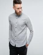 Troy Slim Fit Shirt Soft Touch Gray Shirt - Gray