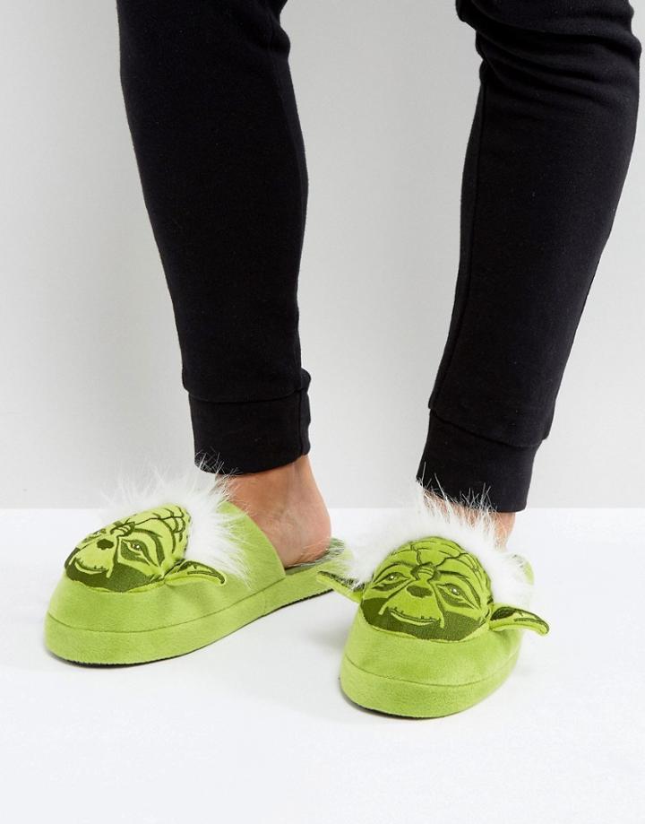Star Wars Yoda Slippers - Green