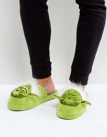 Star Wars Yoda Slippers - Green