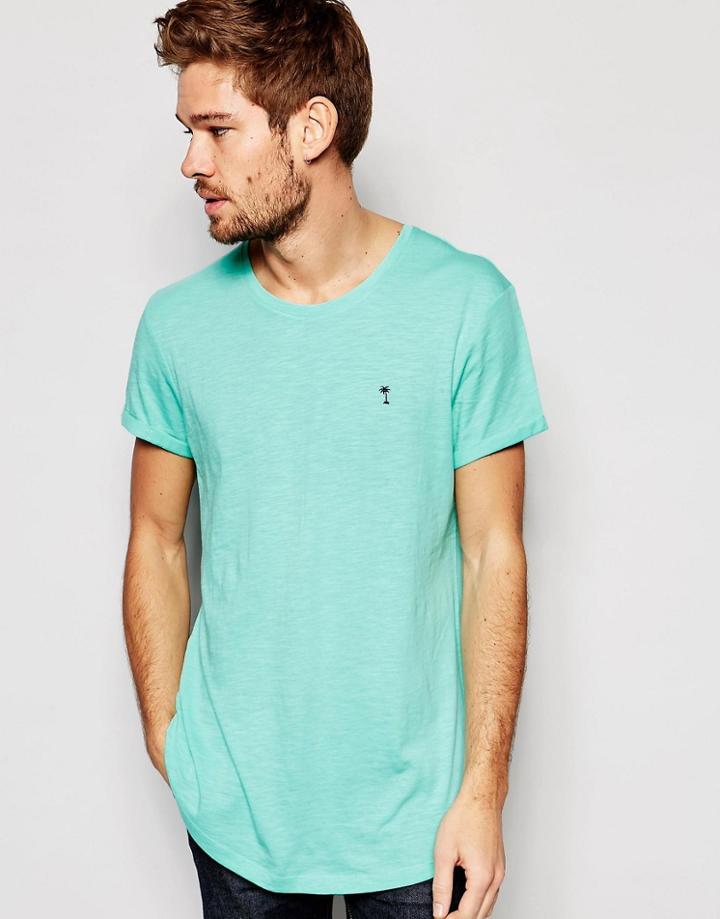 Esprit Longline T-shirt - Light Green