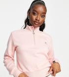 Ellesse Half Zip Sweatshirt In Pink