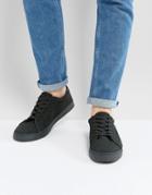 Asos Lace Up Sneakers In Khaki Suede - Green