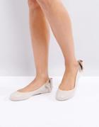 Melissa Space Love Gift Bow Flat Shoe - Copper