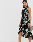 Ax Paris Floral Midi Dress