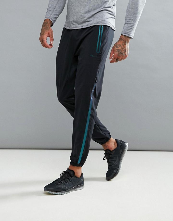 Saucony Running Runlife Woven Jogger In Black Sam800009-bk - Black