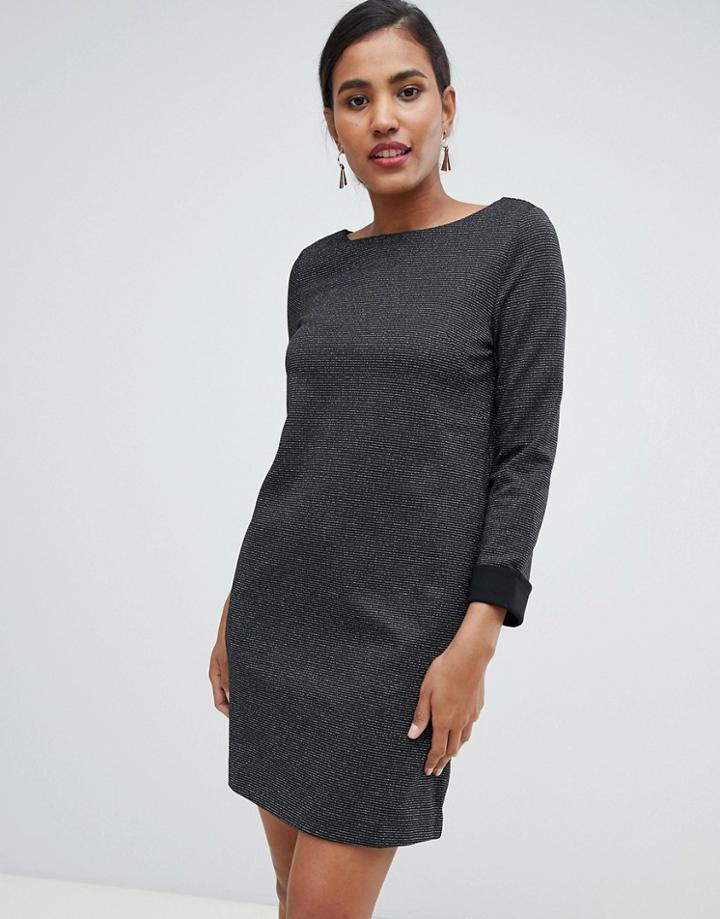French Connection Louna Jersey Shift Dress-black